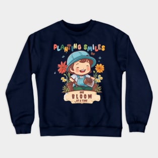 planting smile Crewneck Sweatshirt